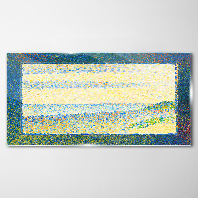 Obraz Szklany Seascape Gravelines Seurat