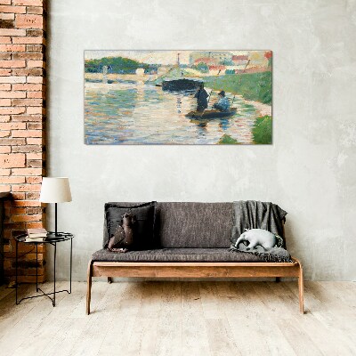 Obraz na Szkle Widok z Sekwany Seurat