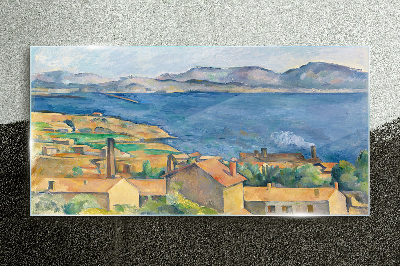 Obraz na Szkle Bay of Marsylia Cézanne