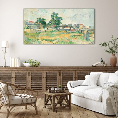 Obraz Szklany Krajobraz Paryż Cézanne