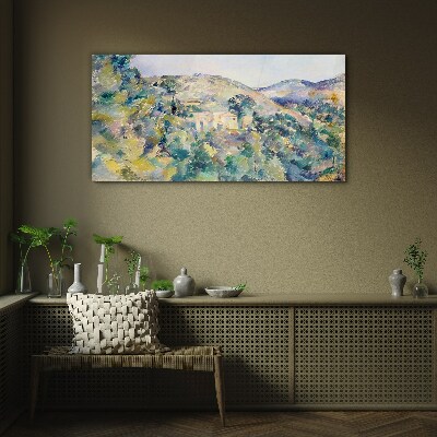 Obraz Szklany Widok Góry Malarstwo