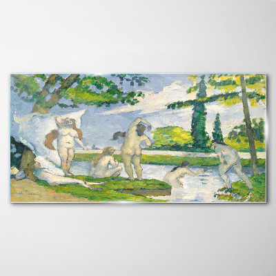 Obraz na Szkle Kąpiących się Paul Cézanne