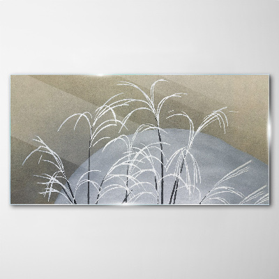 Obraz na Szkle Abstrakcja Rośliny Śnieg