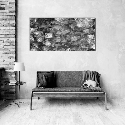 Obraz Szklany Abstrakcyjne kostki w monochromatycznej tonacji