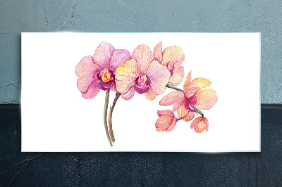 Obraz Szklany Kwiatowe piękno orchidei