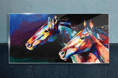 Obraz Szklany Zwierzęta Konie
