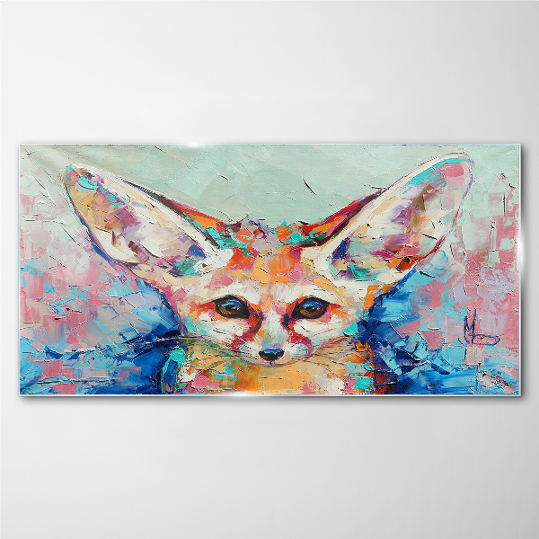 Obraz na Szkle abstrakcja zwierzę lis