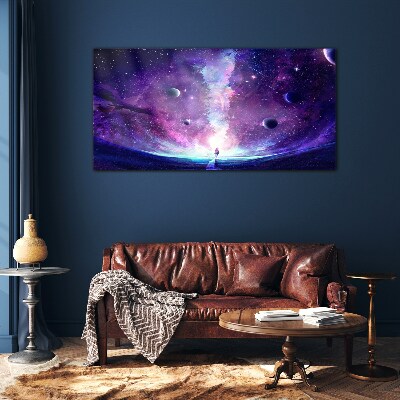 Obraz na Szkle noc niebo gwiazdy wszechświat