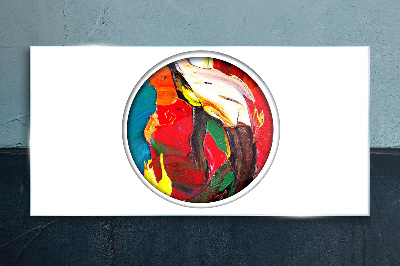 Obraz na Szkle Kolorowy wir malarskich emocji