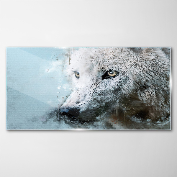 Obraz na Szkle Dzikie Zwierzę Wilk