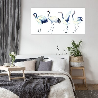 Obraz Szklany Abstrakcja Zwierzęta Ptaki