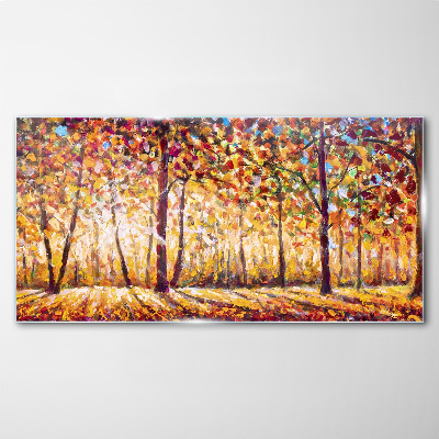 Obraz na Szkle las jesień przyroda