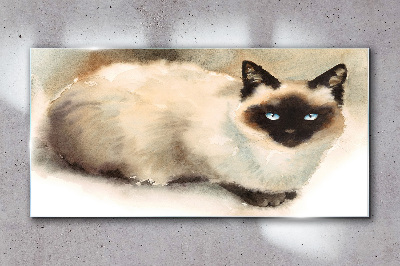 Obraz na Szkle Abstrakcja Zwierzę Kot