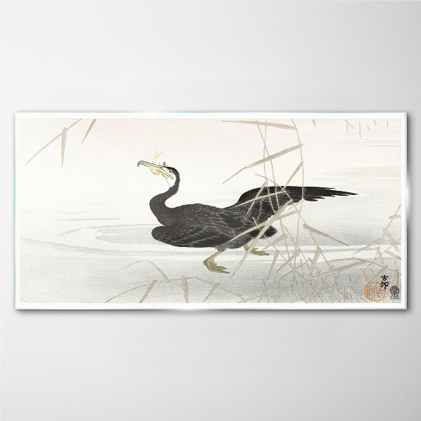 Obraz na Szkle Azja Jezioro Zwierzę Ptak