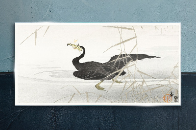 Obraz na Szkle Azja Jezioro Zwierzę Ptak