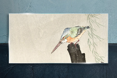 Obraz Szklany Zwierzęta Ptaki Zimorodek