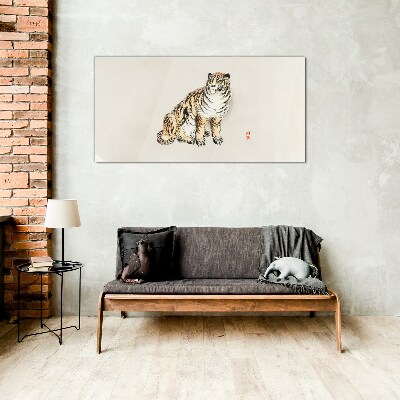 Obraz na Szkle Zwierzęta Kot Tygrys
