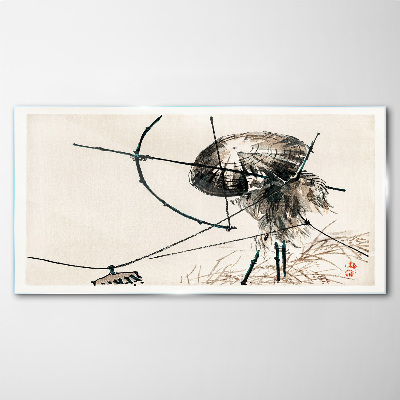 Obraz na Szkle Jellyfish in Abstract Lines