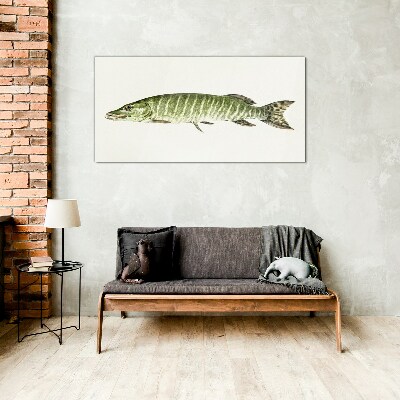Obraz Szklany Muskie w naturalnym środowisku