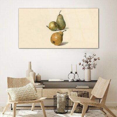 Obraz Szklany Nowoczesny owoce gruszki
