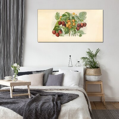 Obraz Szklany owoce jagody