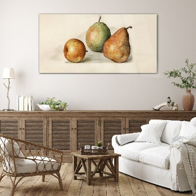 Obraz Szklany Nowoczesny owoce gruszki