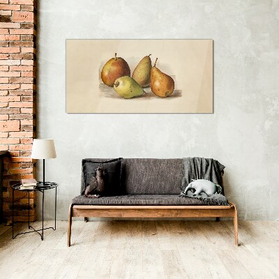 Obraz na Szkle owoce gruszki