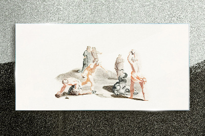 Obraz na Szkle Scena mitologiczna w pastelowych odcieniach