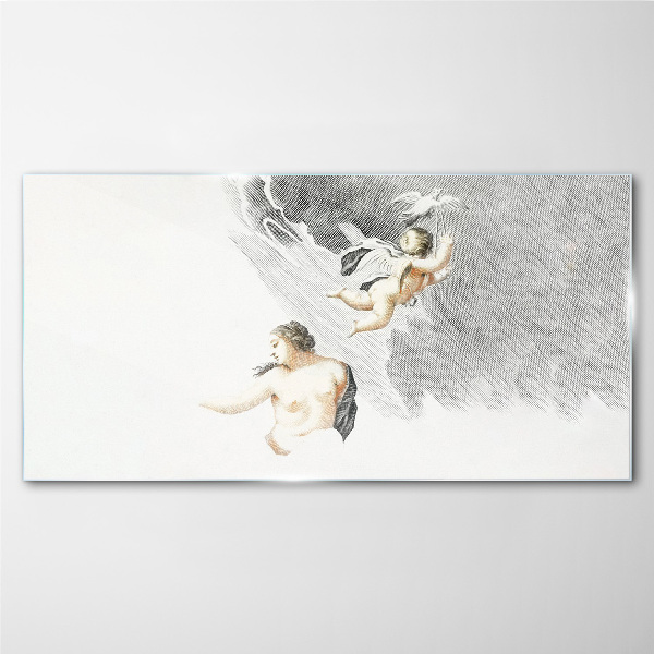 Obraz Szklany Rysunek Ancient Angels