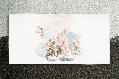Obraz na Szkle Rysunek Ancient Angels Clouds
