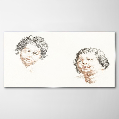 Obraz na Szkle Portret dziecięcej radości
