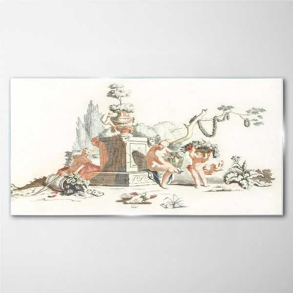 Obraz Szklany Scena mitologiczna z postaciami