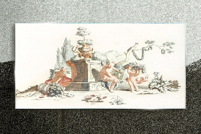 Obraz Szklany Scena mitologiczna z postaciami
