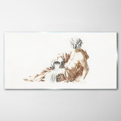 Obraz na Szkle Mitologiczny mężczyzna z dzbanem