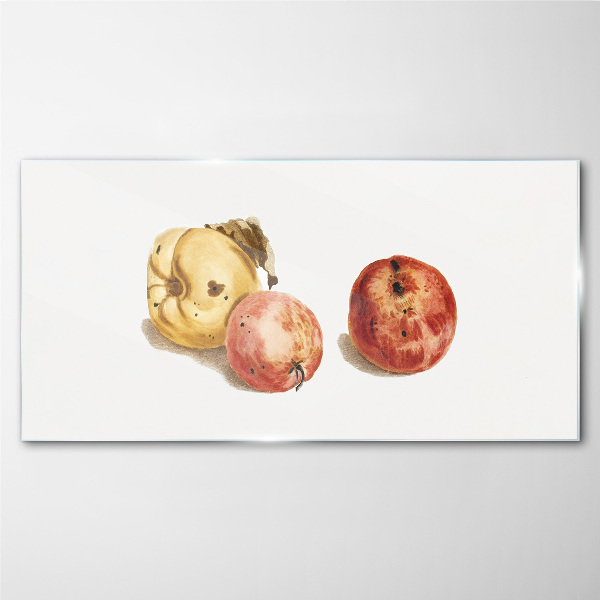 Obraz Szklany Owoce Jabłka