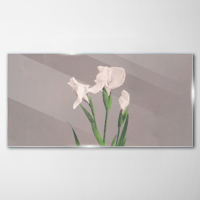Obraz Szklany kwiaty rośliny