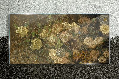 Obraz na Szkle Abstrakcja Kwiaty Monet