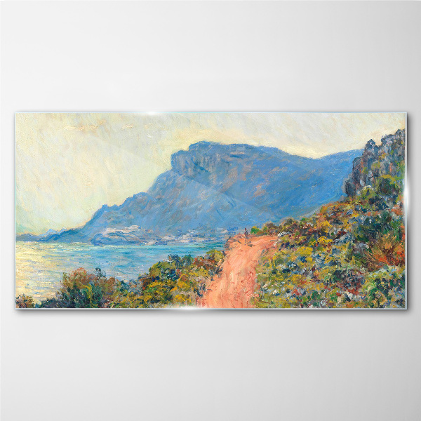 Obraz Szklany Corniche of Monaco Monet
