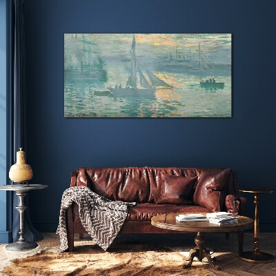 Obraz Szklany Sunrise Marine Monet