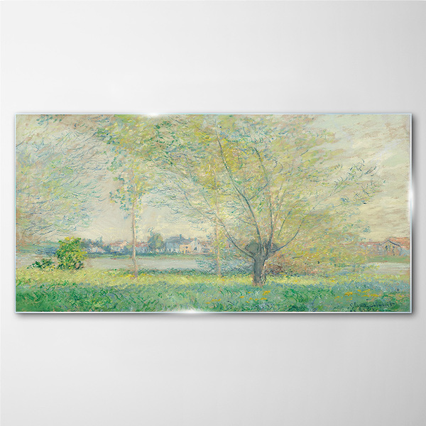 Obraz na Szkle Nowoczesny Willows Monet
