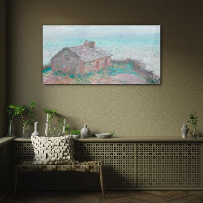 Obraz Szklany Dom Wzgórze Monet