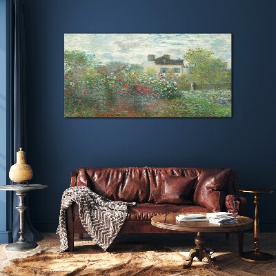 Obraz na Szkle Ogród Natura Monet