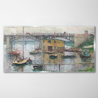 Obraz na Szkle Most na Argenteuil Monet