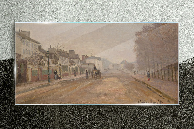 Obraz Szklany Bulwar w Argenteuil Monet
