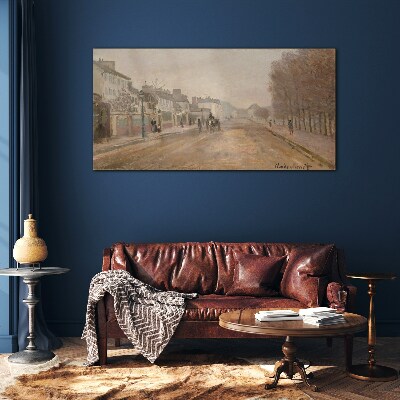 Obraz Szklany Bulwar w Argenteuil Monet