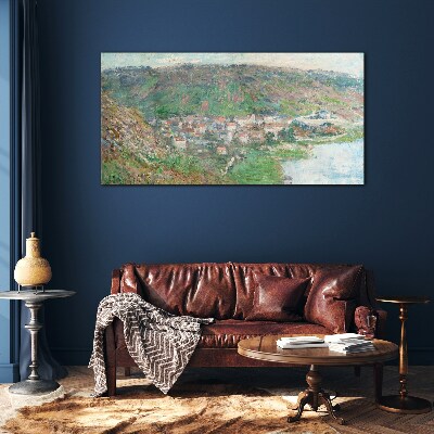 Obraz na Szkle Widok z Vetheuil Monet