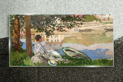 Obraz Szklany Sekwana Bennecourt Monet