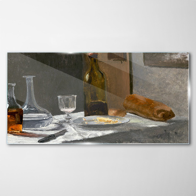 Obraz Szklany Still Life With Bottles Monet