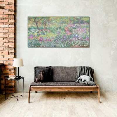 Obraz na Szkle Ogród w Giverny Monet