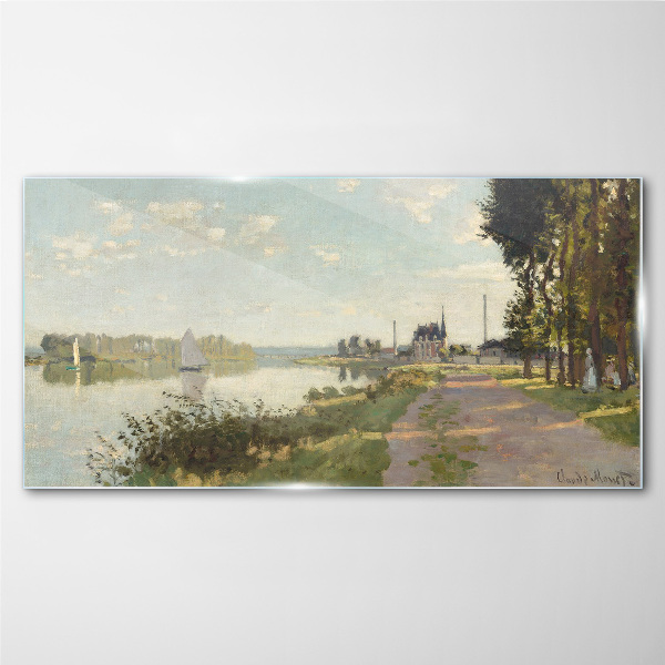 Obraz na Szkle Promenada w Argenteuil Monet